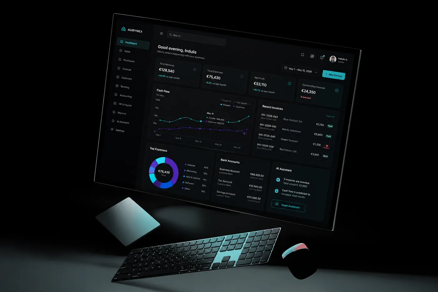 Accounting system built by IL Goldberg Solutions